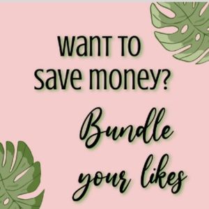 Bundle your likes from my closet & save :)
